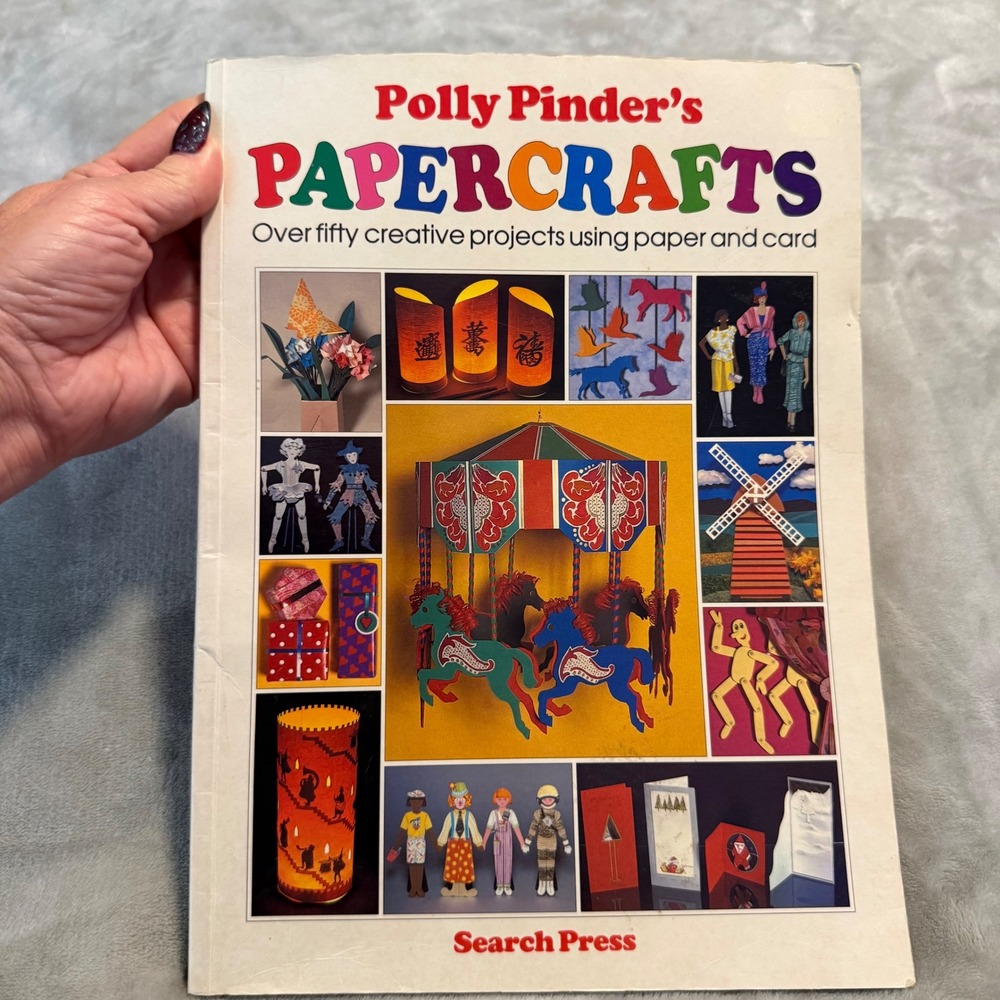 Polly Pinder's Papercrafts Vintage 1994 Paper Craft Book